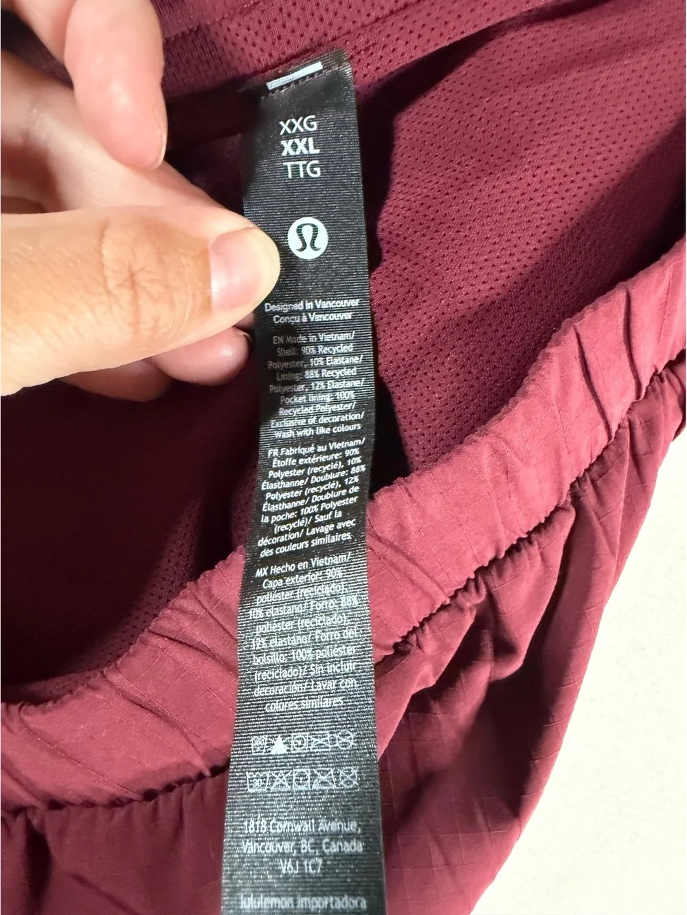 Lululemon Mile Maker Ripstop Lined Running Shorts 6